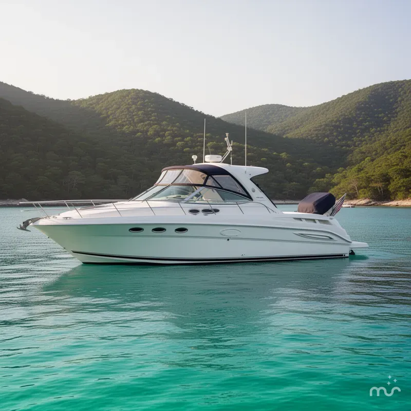 Slide: The Image of Sea Ray Sundancer 460 2000 - 2