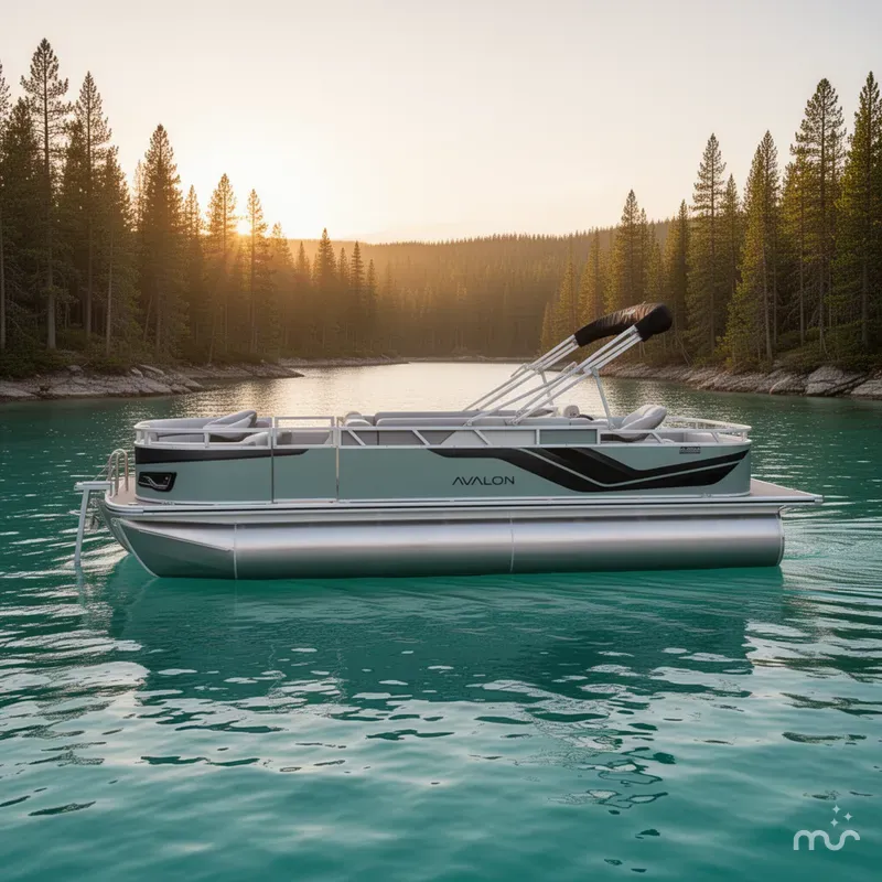 Slide: The Image of Avalon Venture 85 Rear Fish - 21' 2026 - 2