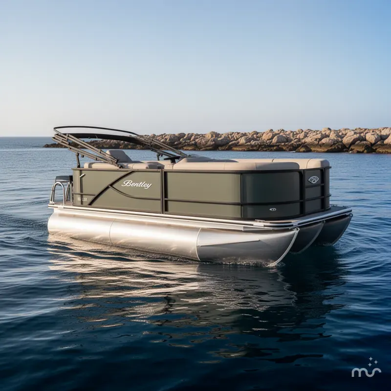 Slide: The Image of Bentley Pontoons LE 160 CR 2026 - 2