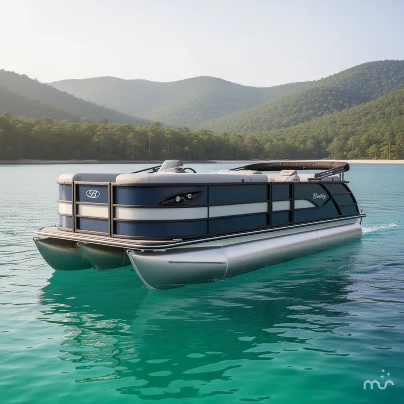 Slide: The Image of Bentley Pontoons LEGACY 220 QSB 2026 - 2