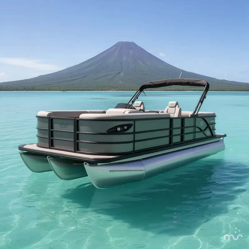 Slide: The Image of Bentley Pontoons LEGACY 243 NAVIGATOR - TRI TOON 2026 - 2