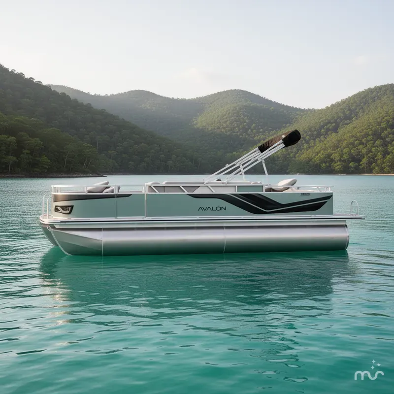 Slide: The Image of Avalon Venture 85 Rear Fish - 21' 2026 - 2