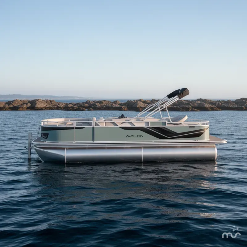 Slide: The Image of Avalon Venture 85 Rear Fish - 21' 2026 - 2