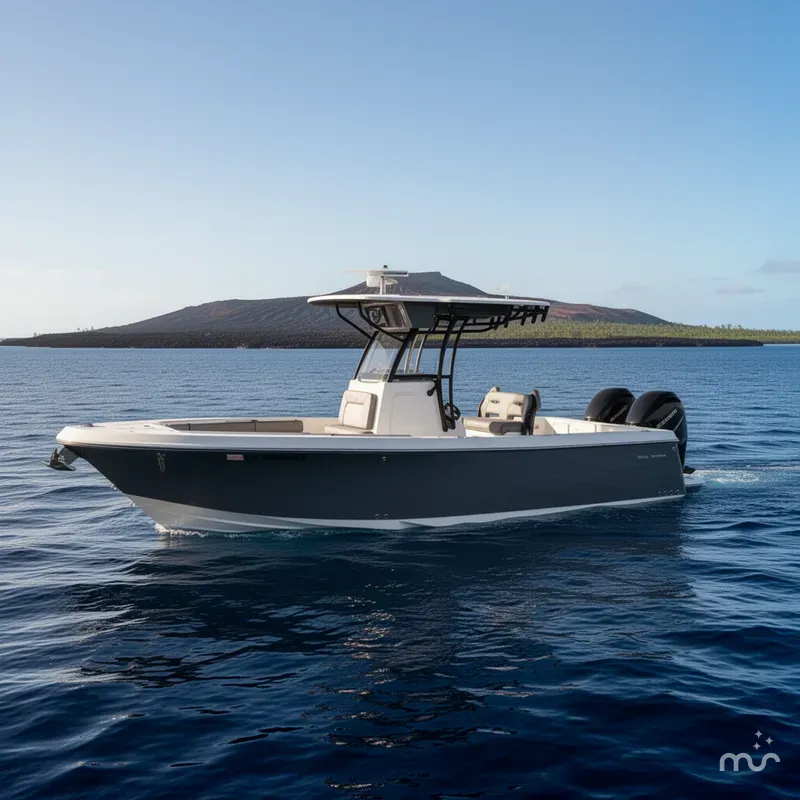 Slide: The Image of Sea Born LX26 Center Console 2021 - 2
