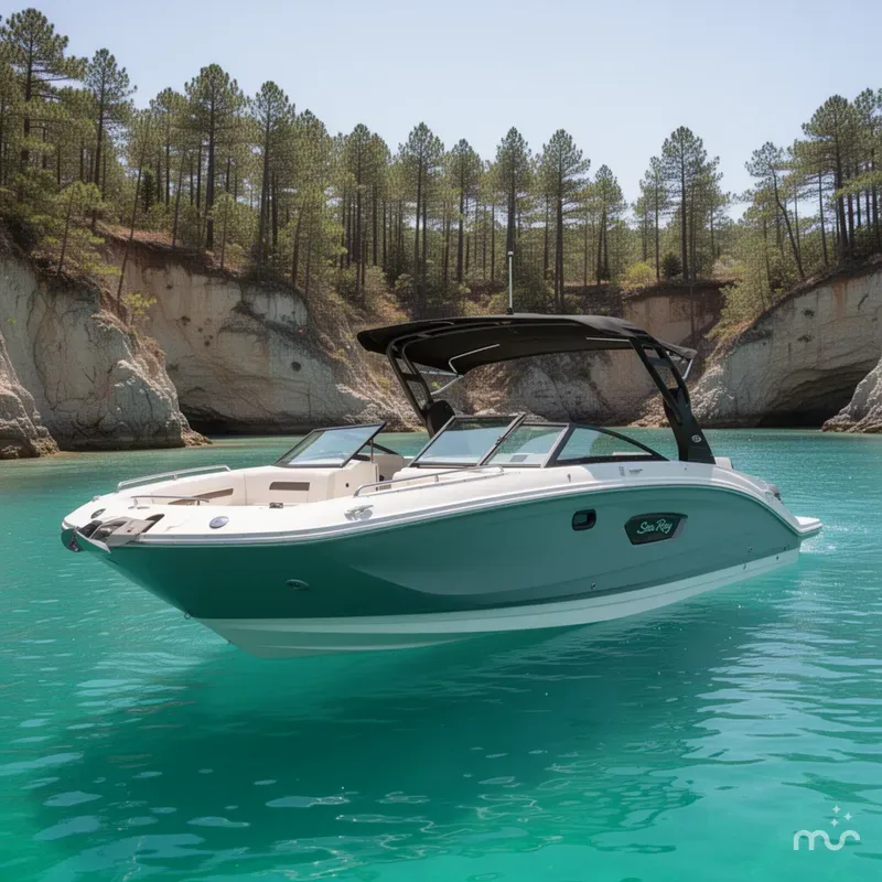 Slide: The Image of Sea Ray SDX 290 Outboard 2018 - 2