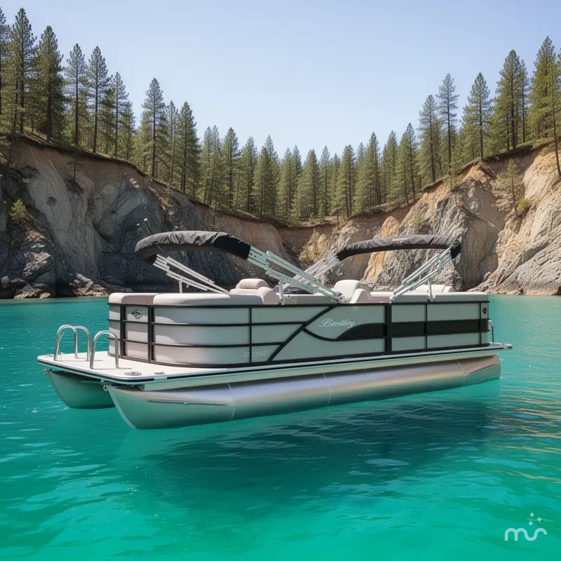 Slide: The Image of Bentley Pontoons Legacy 223 Navigator 2026 - 2