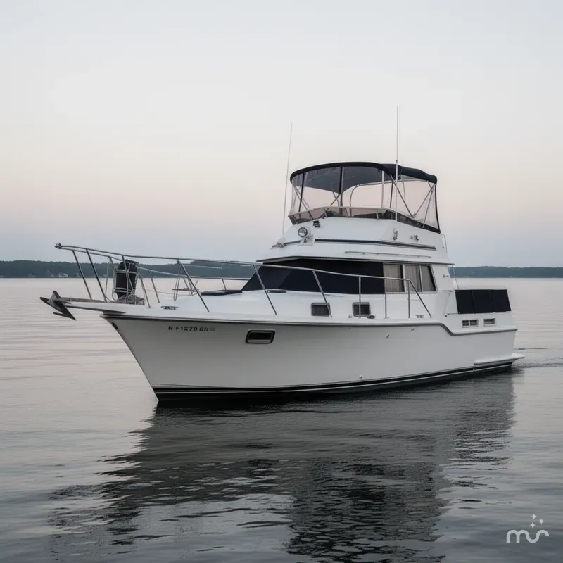 Slide: The Image of Carver 3607 Aft Cabin Motoryacht 1986 - 1