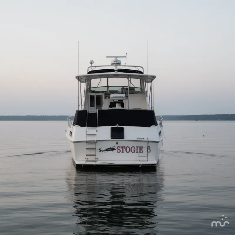 Slide: The Image of Carver 3607 Aft Cabin Motoryacht 1986 - 2