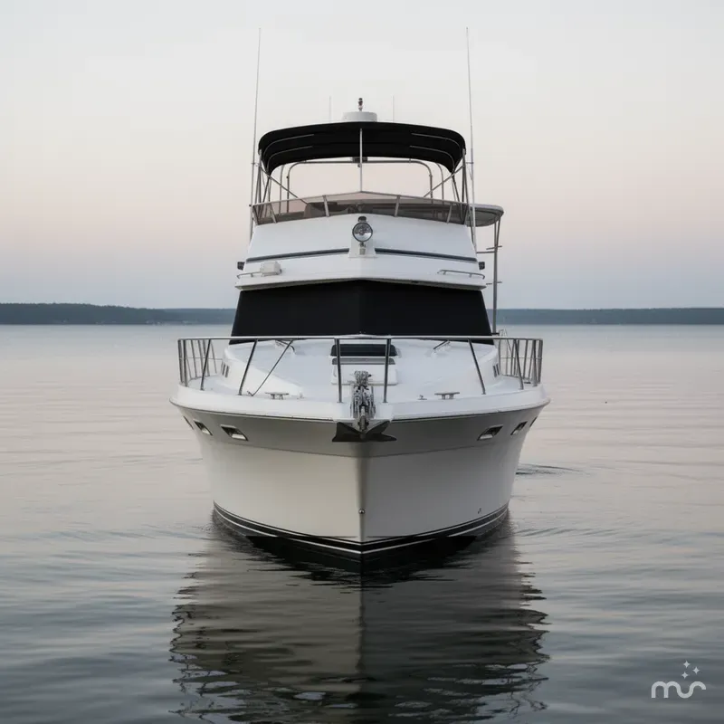 Slide: The Image of Carver 3607 Aft Cabin Motoryacht 1986 - 3