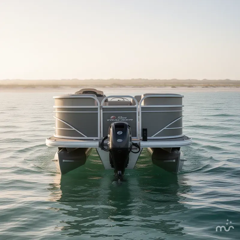 Slide: The Image of Sun Tracker Party Barge 20 DLX 2023 - 1