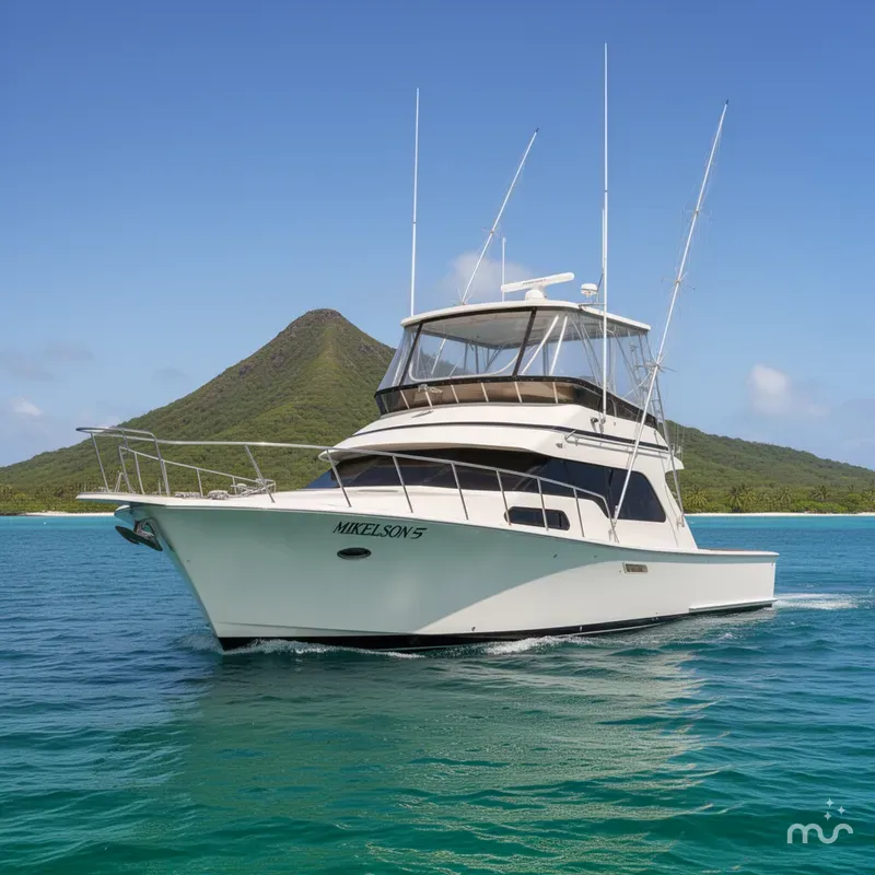 Slide: The Image of Mikelson 50 Sportfisher 1999 - 4