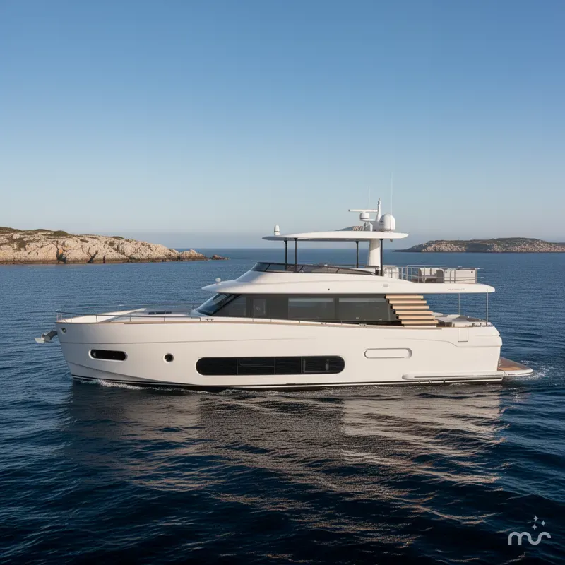 Slide: The Image of Azimut Magellano 66 2023 - 2