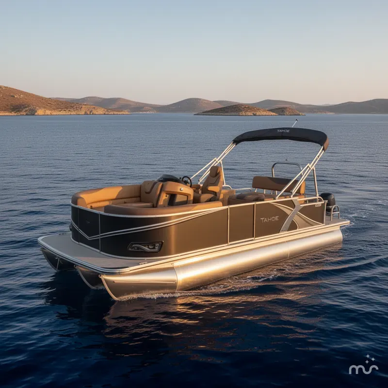 Slide: The Image of Tahoe LTZ CRB 1985 Cruise Rear Bench Pontoon $31995 2026 - 1