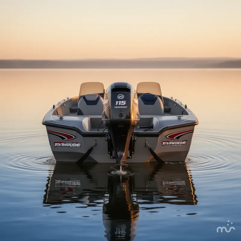 Slide: The Image of Tracker NX750 / 2016 EVINRUDE 115 HP OUTBOARD AND TRAILER 2005 - 2