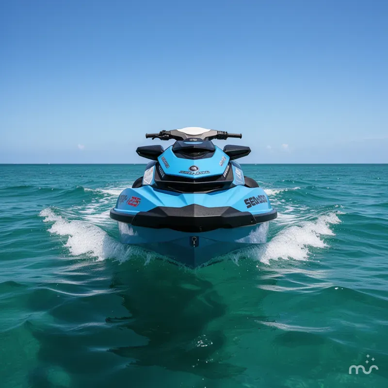 Slide: The Image of Sea-Doo RXP-X™ 325 Tech, BRP Premium A, iBR Gulfstream Blu 2026 - 2