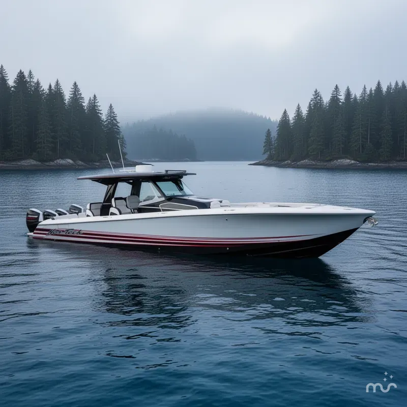 Slide: The Image of Nor-Tech 450 Sport Center Console 2025 - 2