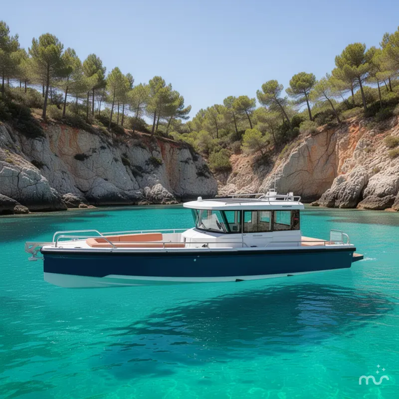 Slide: The Image of Axopar 28 Cabin 2019 - 2