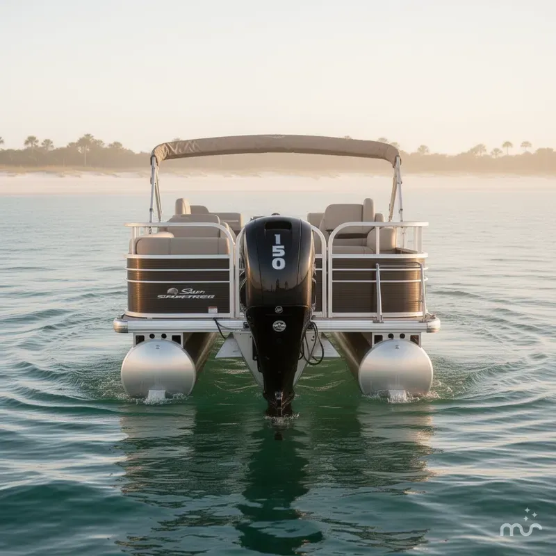 Slide: The Image of Sun Tracker SportFish 22 DLX 2023 - 2