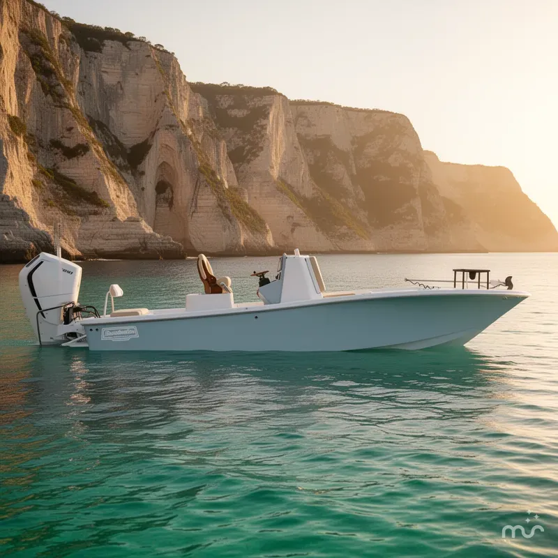 Slide: The Image of Broadwater Boatworks 25 Bay Cat 2026 - 2