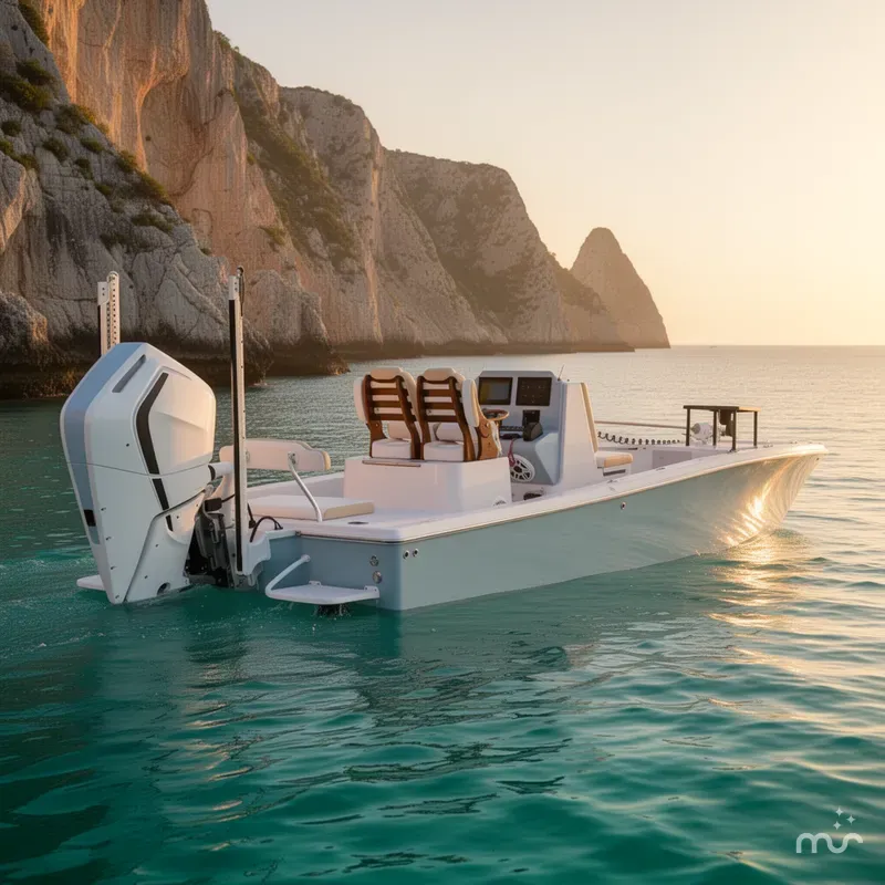 Slide: The Image of Broadwater Boatworks 25 Bay Cat 2026 - 3