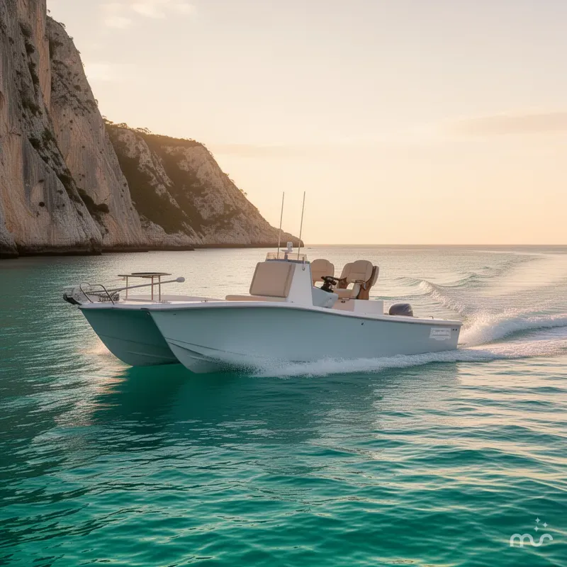 Slide: The Image of Broadwater Boatworks 25 Bay Cat 2026 - 4