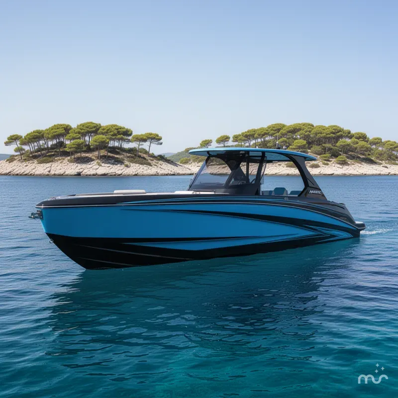Slide: The Image of Mystic Powerboats M4200 2023 - 2
