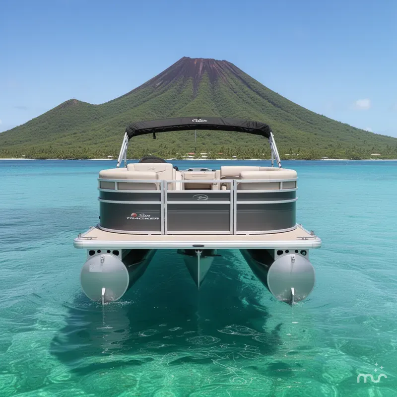 Slide: The Image of Sun Tracker Party Barge 20 DLX 2024 - 3