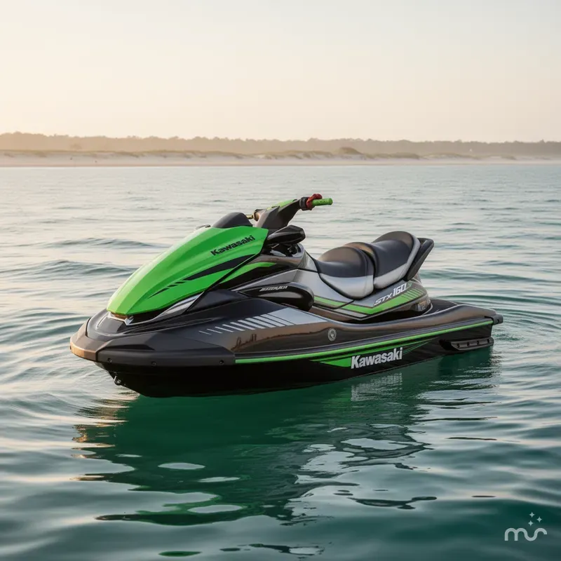 Slide: The Image of Kawasaki Jetski STX 160LX 2021 - 3