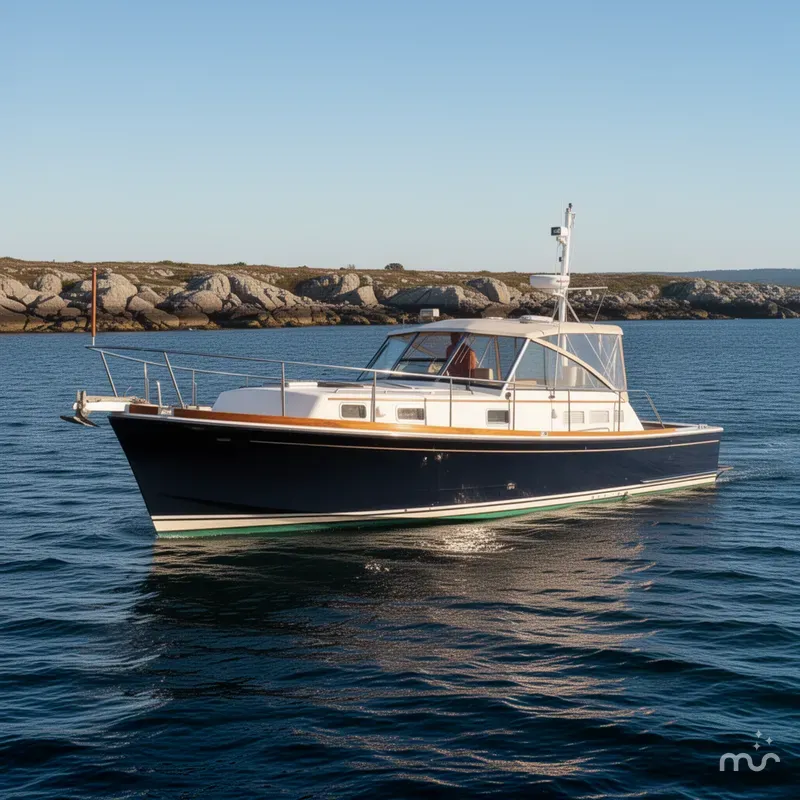 Slide: The Image of Grand Banks 38 Eastbay EX 1995 - 2