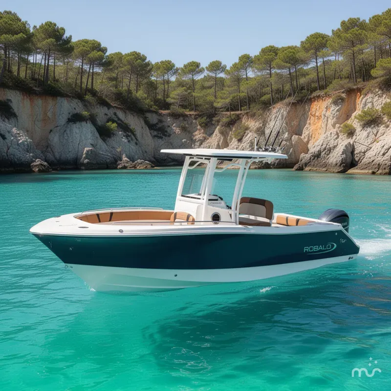 Slide: The Image of Robalo R230 Center Console 2024 - 2