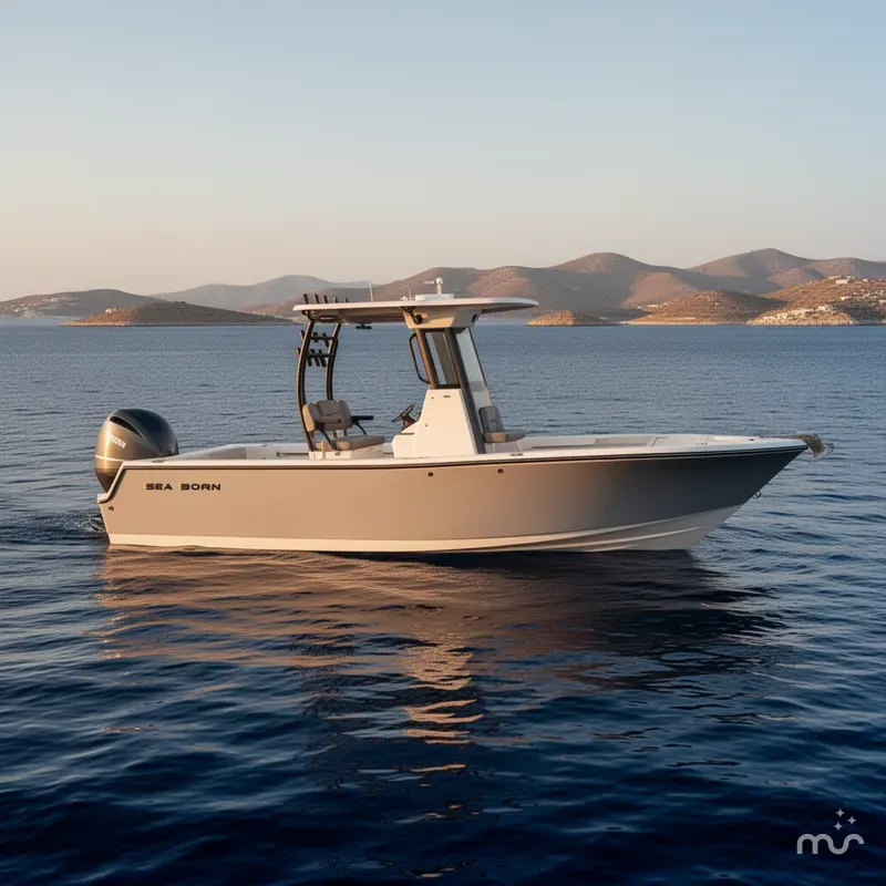 Slide: The Image of Sea Born LX24 Center Console 2026 - 2