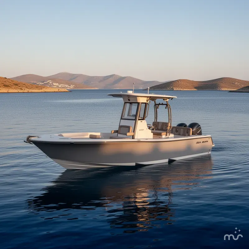 Slide: The Image of Sea Born LX24 Center Console 2026 - 4