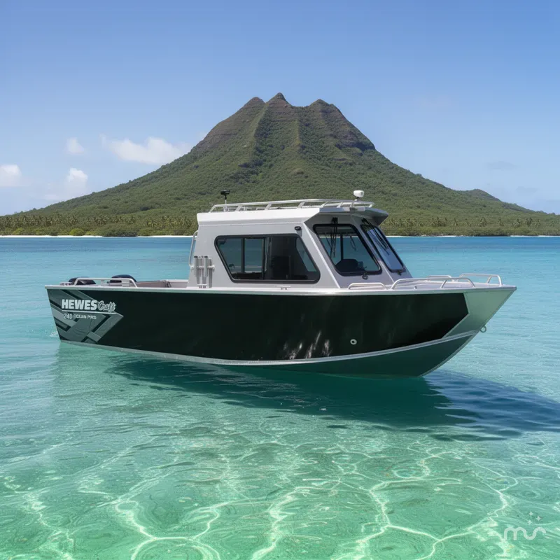 Slide: The Image of Hewescraft 240 Ocean Pro HT 2026 - 2
