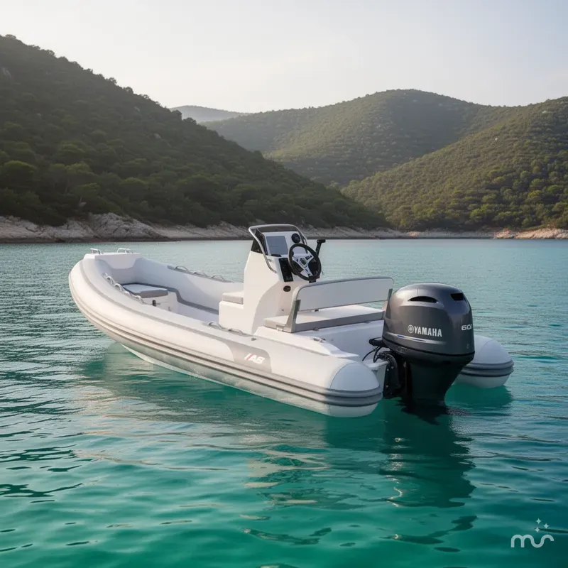 Slide: The Image of AB Oceanus 14 VST wtih Yamaha 60HP 2026 - 2