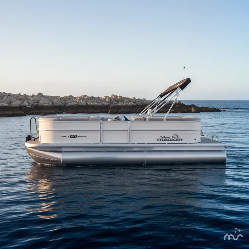 Slide: The Image of Sun Tracker Party Barge 20 DLX 2026 - 2
