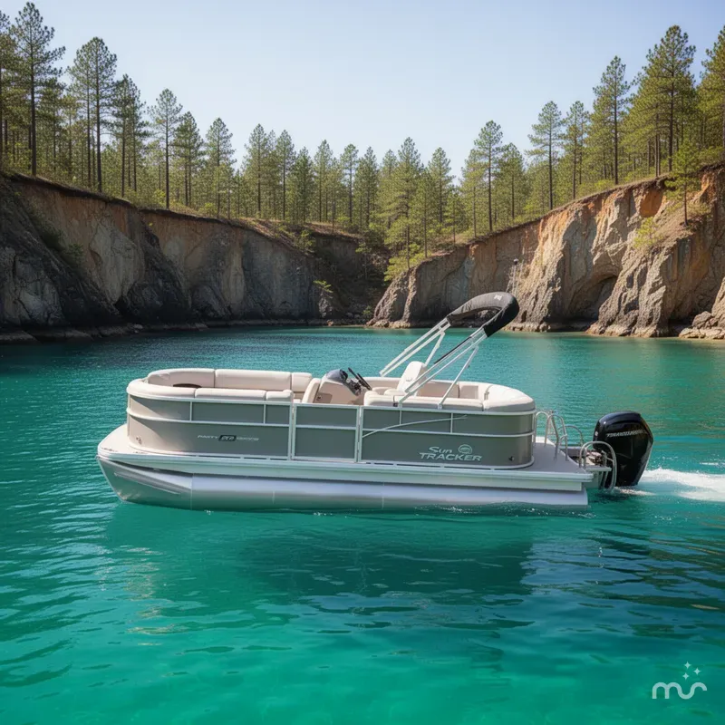 The Image of Sun Tracker Party Barge 20 DLX 2026 - 0