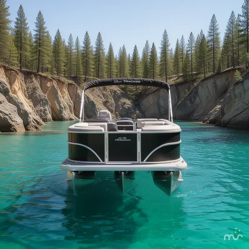Slide: The Image of Sun Tracker Party Barge 20 DLX 2026 - 3