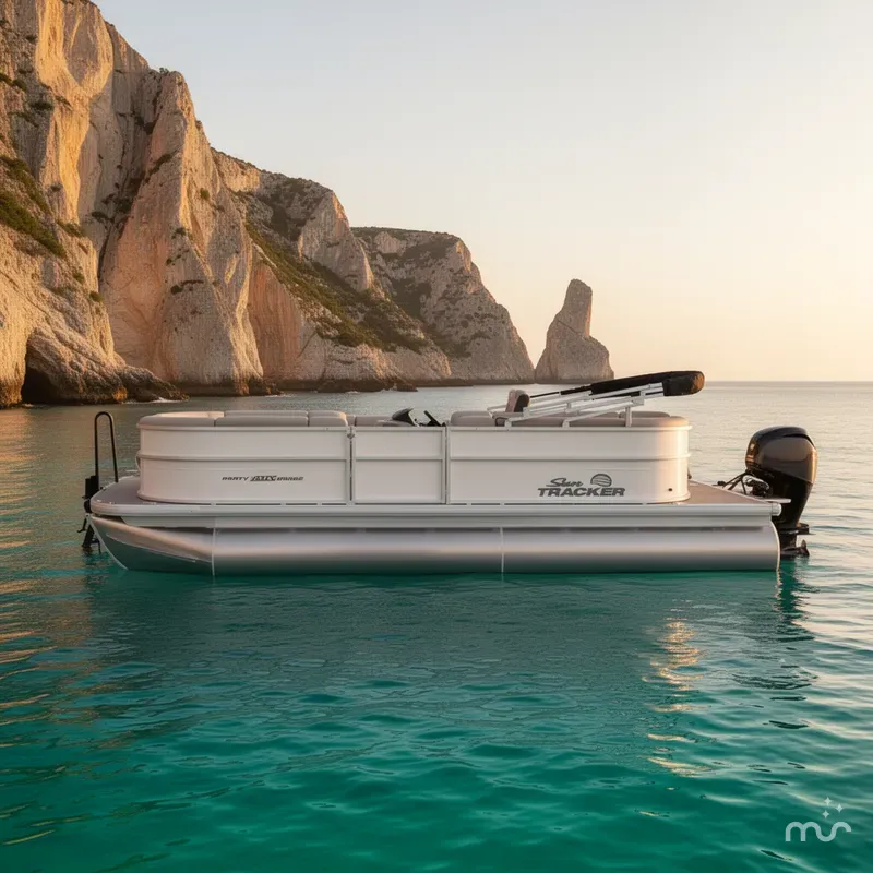 Slide: The Image of Sun Tracker Party Barge 20 DLX 2026 - 2