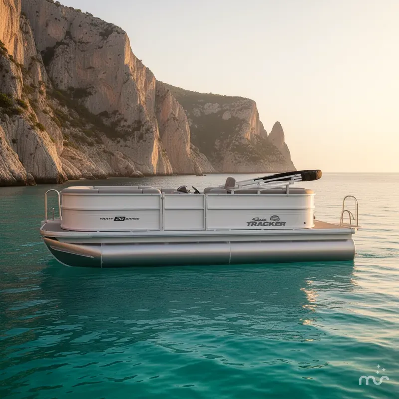 Slide: The Image of Sun Tracker Party Barge 20 DLX 2026 - 2