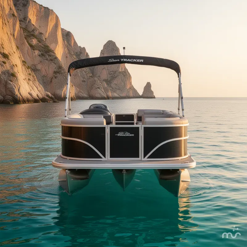 Slide: The Image of Sun Tracker Party Barge 20 DLX 2026 - 3