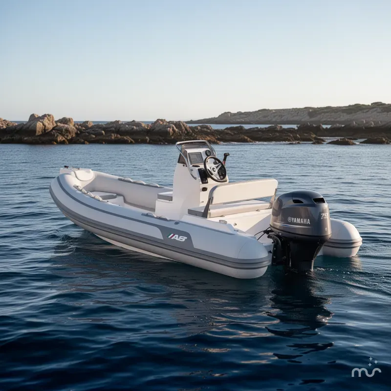 Slide: The Image of AB Oceanus 14 VST with Yamaha 70HP 2026 - 2