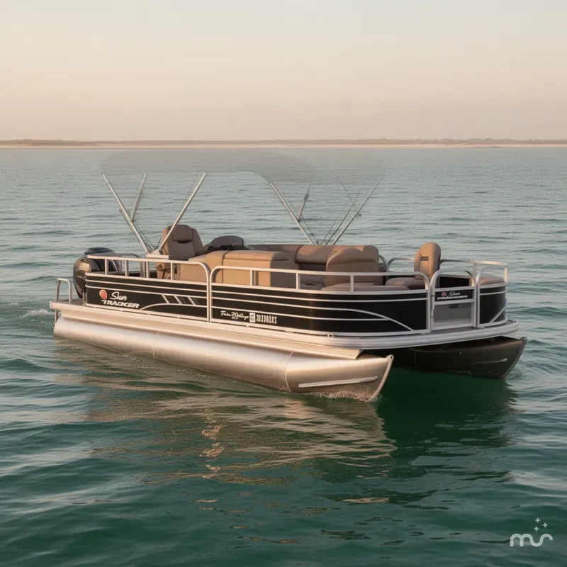 Slide: The Image of Sun Tracker Fishin' Barge 20 DLX 2022 - 0