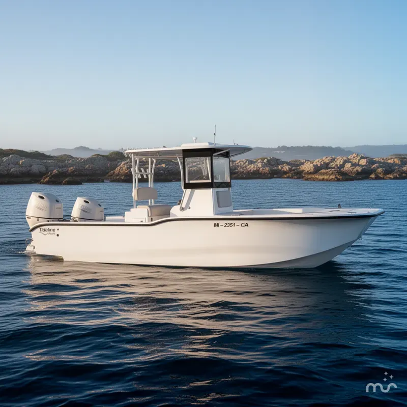 Slide: The Image of TideLine Boats 235 Hybrid 2020 - 2