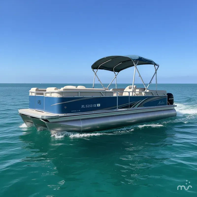 Slide: The Image of Avalon 2280 Venture Quad Lounger 2020 - 0