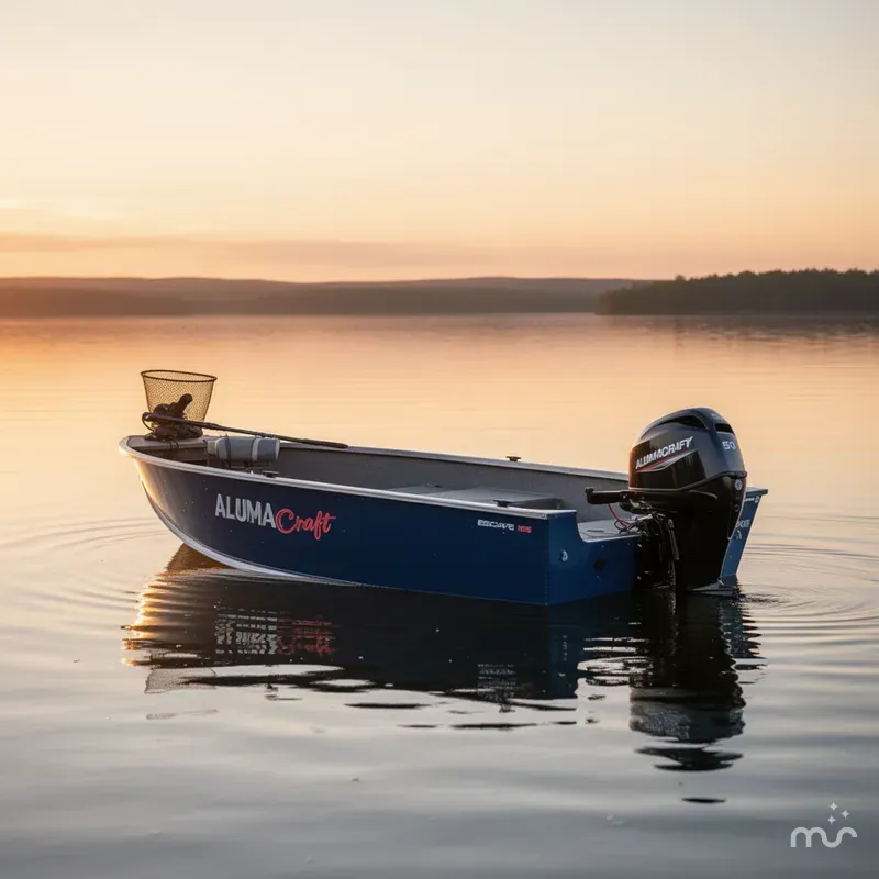 Slide: The Image of Alumacraft Escape 165 Tiller 2023 - 2
