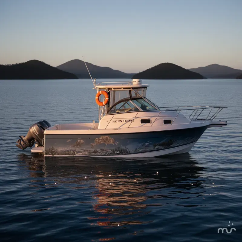 Slide: The Image of Bayliner 2802 Trophy Walkaround 1998 - 4