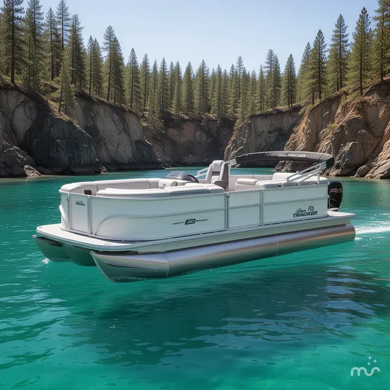 The Image of Sun Tracker Party Barge 20 DLX 2026 - 0