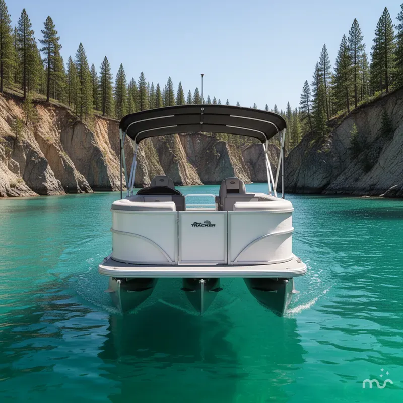 Slide: The Image of Sun Tracker Party Barge 20 DLX 2026 - 3