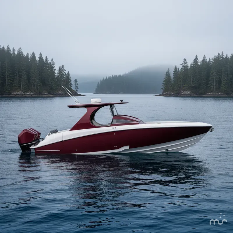 Slide: The Image of Mystic Powerboats M3800 2021 - 2