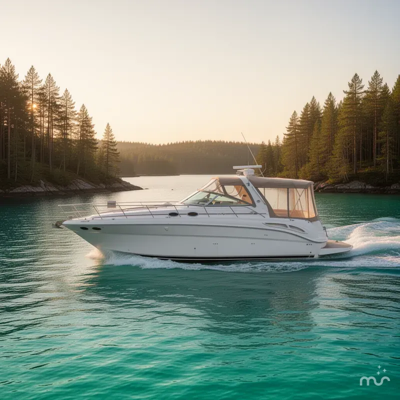 Slide: The Image of Sea Ray 380 Sundancer 2001 - 4